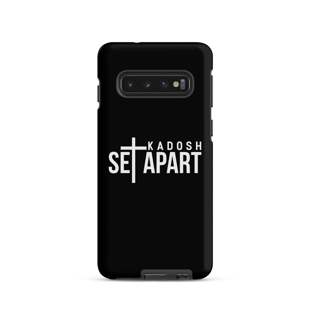 Christian Phone Case Set Apart Kadosh Black for Samsung® Samsung® Phone Cases Matte Samsung Galaxy S10 