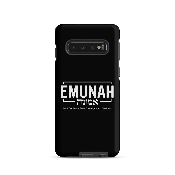 Christian Phone Case Emunah Faith That Trusts for Samsung® Samsung® Phone Cases Matte Samsung Galaxy S10 