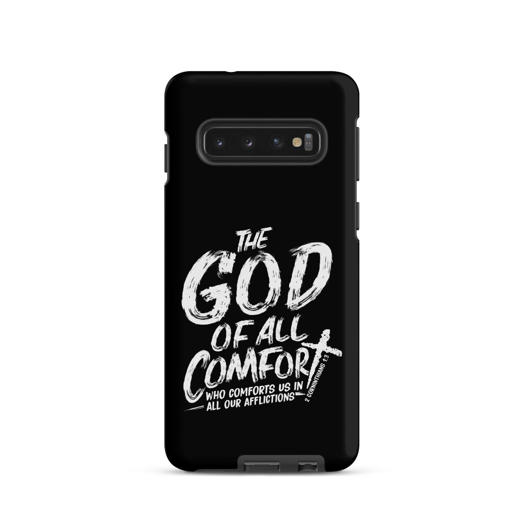 Christian Phone Case God of All Comfort Black for Samsung® Samsung® Phone Cases Matte Samsung Galaxy S10 