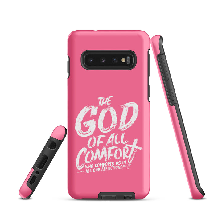 Christian Phone Case God of All Comfort Pink for Samsung® Samsung® Phone Cases   