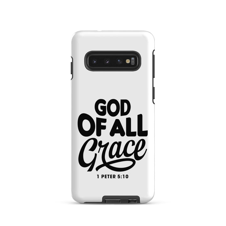 Christian Phone Case God of All Grace White for Samsung® Samsung® Phone Cases Matte Samsung Galaxy S10 