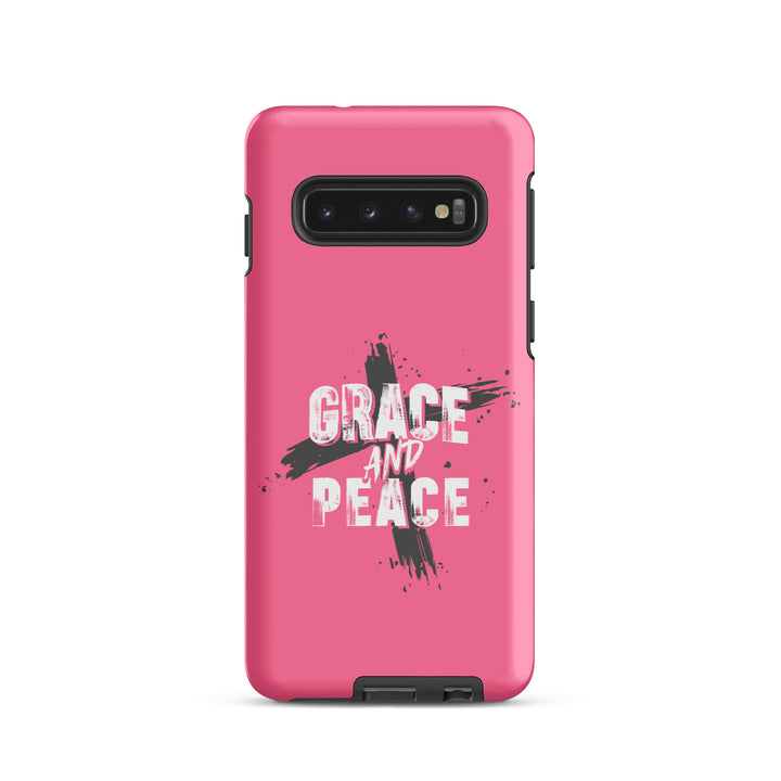 Christian Phone Case Grace and Peace Pink for Samsung® Samsung® Phone Cases Matte Samsung Galaxy S10 