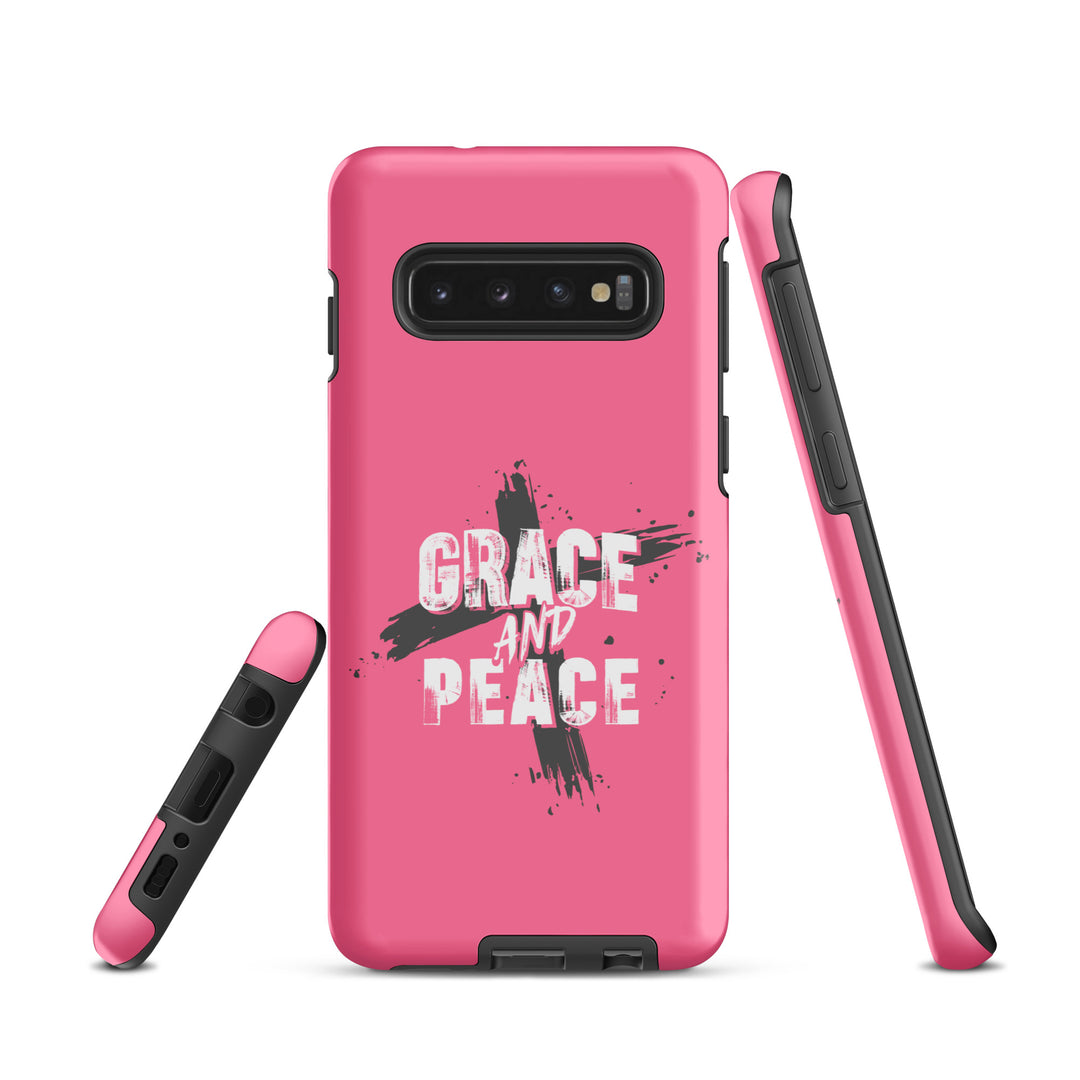 Christian Phone Case Grace and Peace Pink for Samsung® Samsung® Phone Cases   