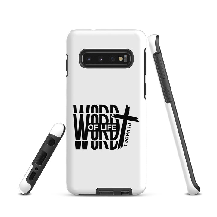 Christian Phone Case Word of Life Cross White for Samsung® Samsung® Phone Cases   