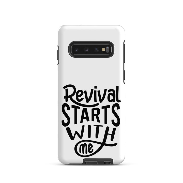 Christian Phone Case Revival Starts With Me White for Samsung® Samsung® Phone Cases Matte Samsung Galaxy S10 