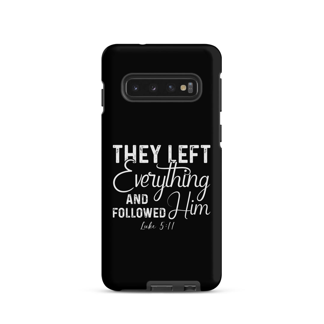 Christian Phone Case Left Everything Black for Samsung® Samsung® Phone Cases Matte Samsung Galaxy S10 