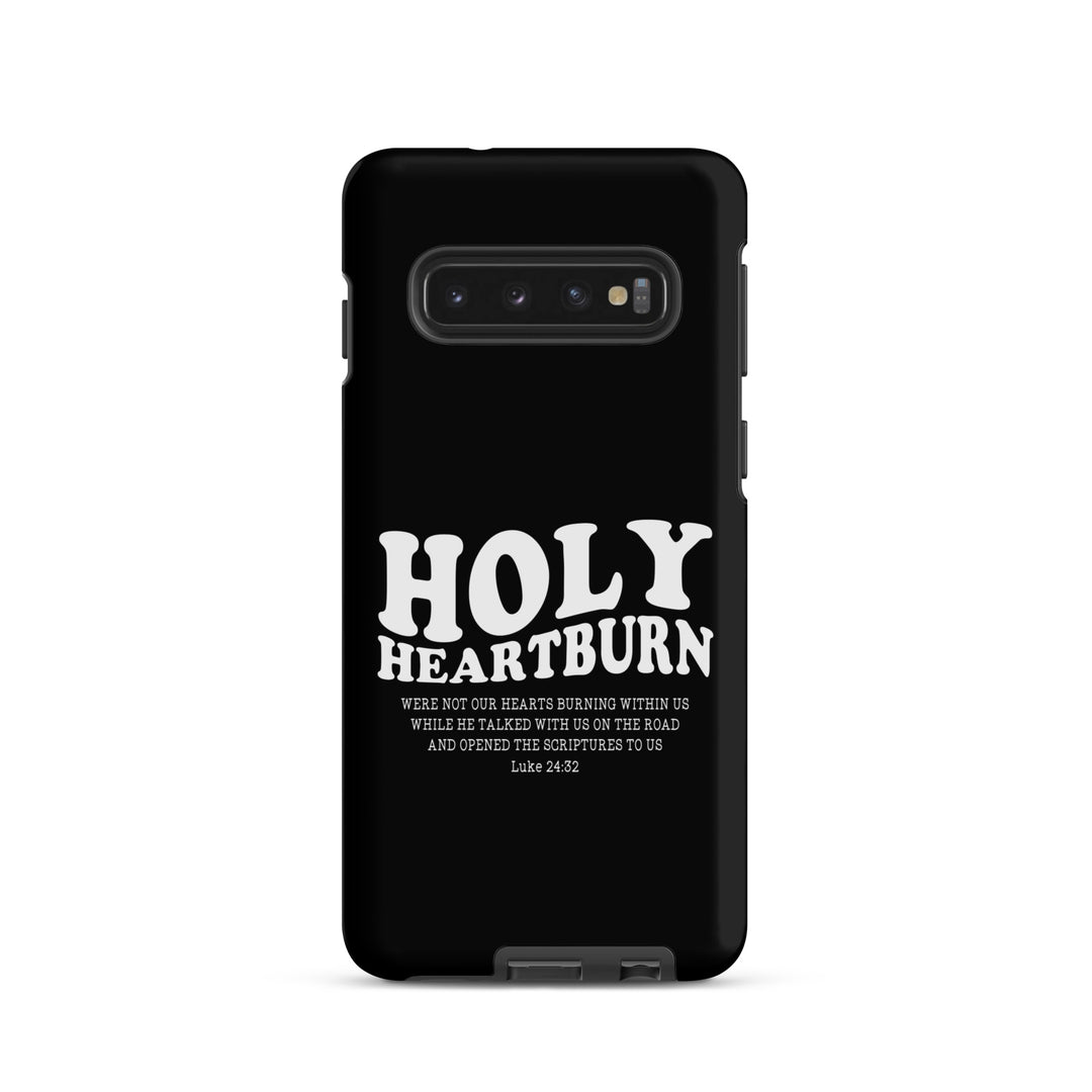 Christian Phone Case Holy Heartburn Black for Samsung® Samsung® Phone Cases Matte Samsung Galaxy S10 