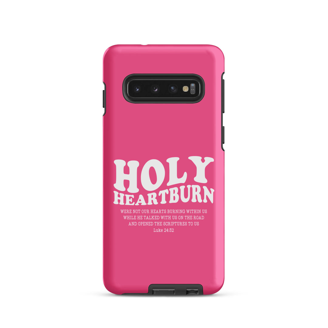 Christian Phone Case Holy Heartburn Pink for Samsung® Samsung® Phone Cases Matte Samsung Galaxy S10 