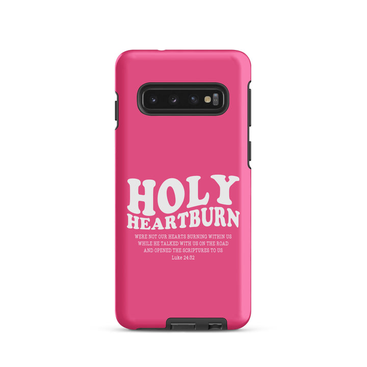 Christian Phone Case Holy Heartburn Pink for Samsung® Samsung® Phone Cases Matte Samsung Galaxy S10 