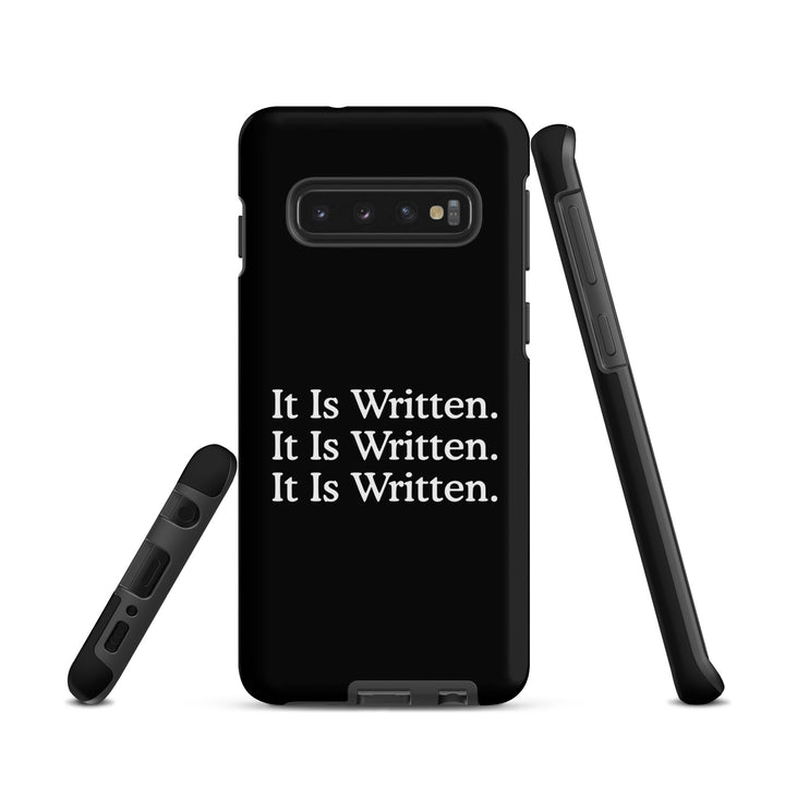 Christian Phone Case It Is Written Black for Samsung® Samsung® Phone Cases   