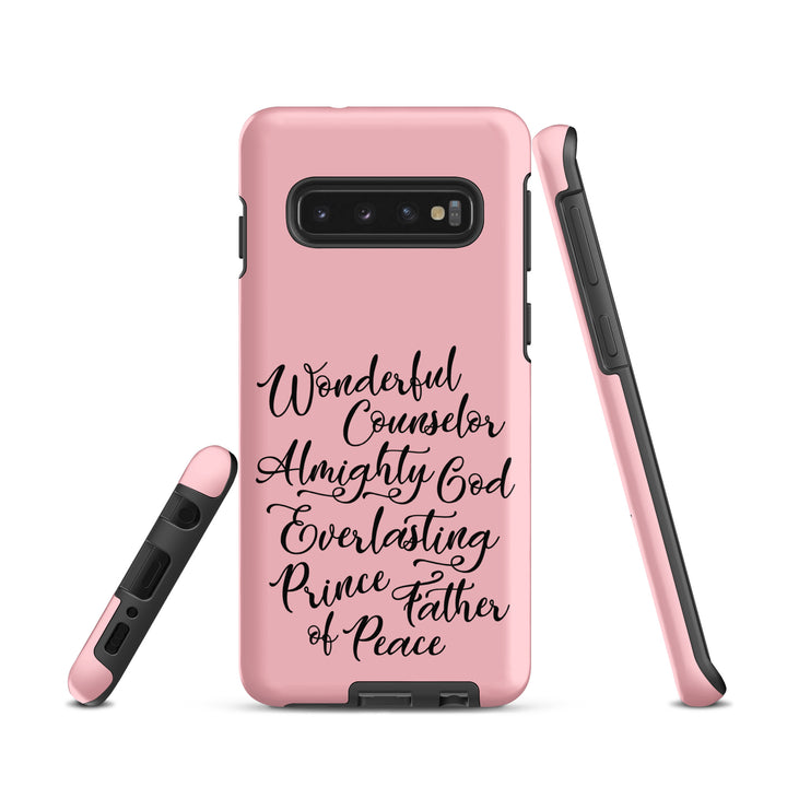 Christian Phone Case Wonderful Counselor Pink for Samsung® Samsung® Phone Cases   