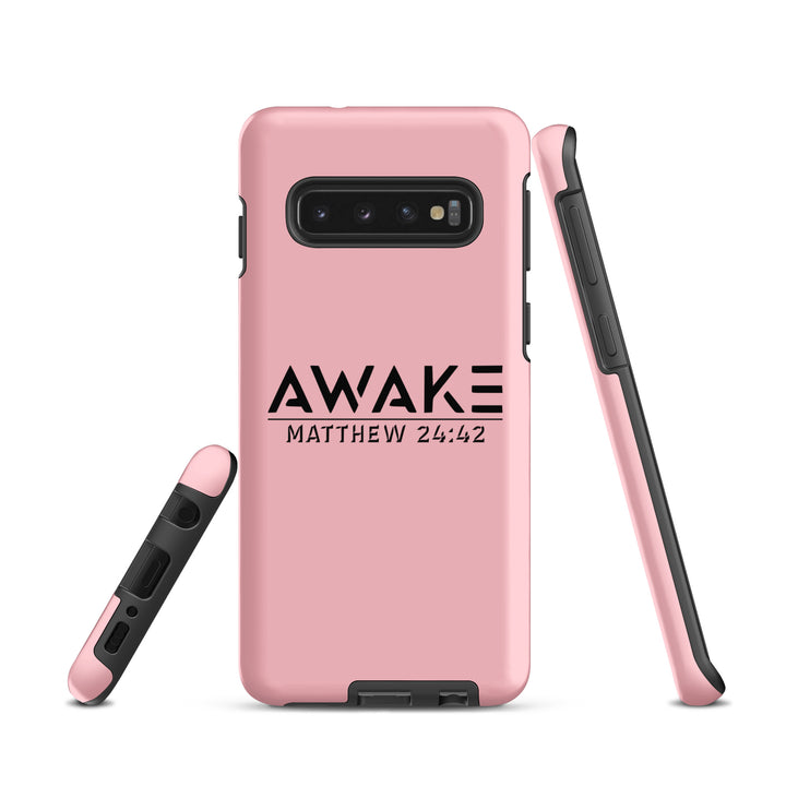 Christian Phone Case Awake  Pink for Samsung® Samsung® Phone Cases   