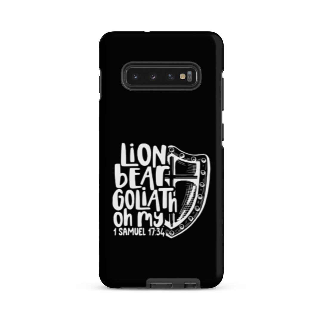 Christian Phone Case Lion Bear Goliath Oh My for Samsung® Samsung® Phone Cases Matte Samsung Galaxy S10 Plus 