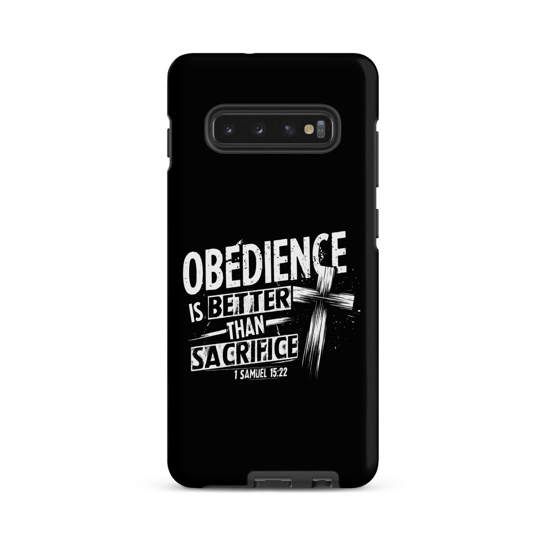 Christian Phone Case Obedience Is Better for Samsung® Samsung® Phone Cases Matte Samsung Galaxy S10 Plus 