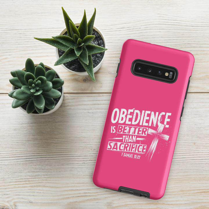 Christian Phone Case Obedience Is Better for Samsung® Samsung® Phone Cases   