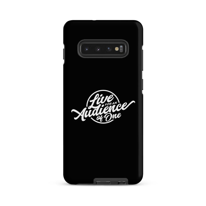 Christian Phone Case Audience of One Black for Samsung® Samsung® Phone Cases Matte Samsung Galaxy S10 Plus 