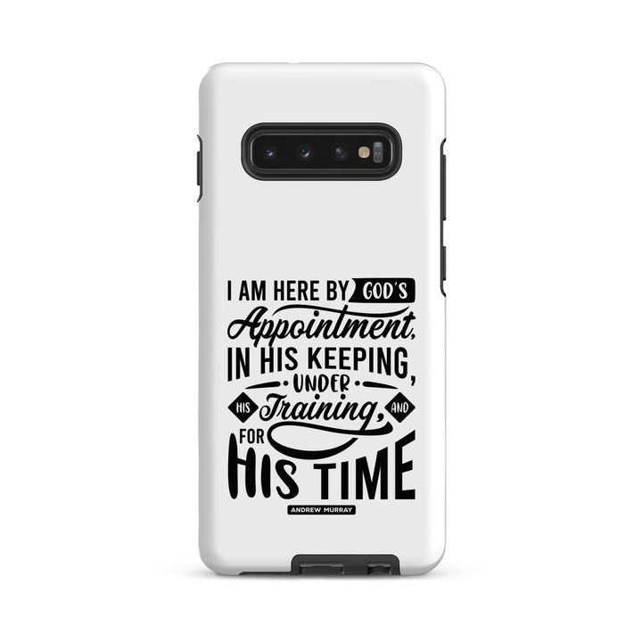 Christian Phone Case His Time White for Samsung® Samsung® Phone Cases Matte Samsung Galaxy S10 Plus 