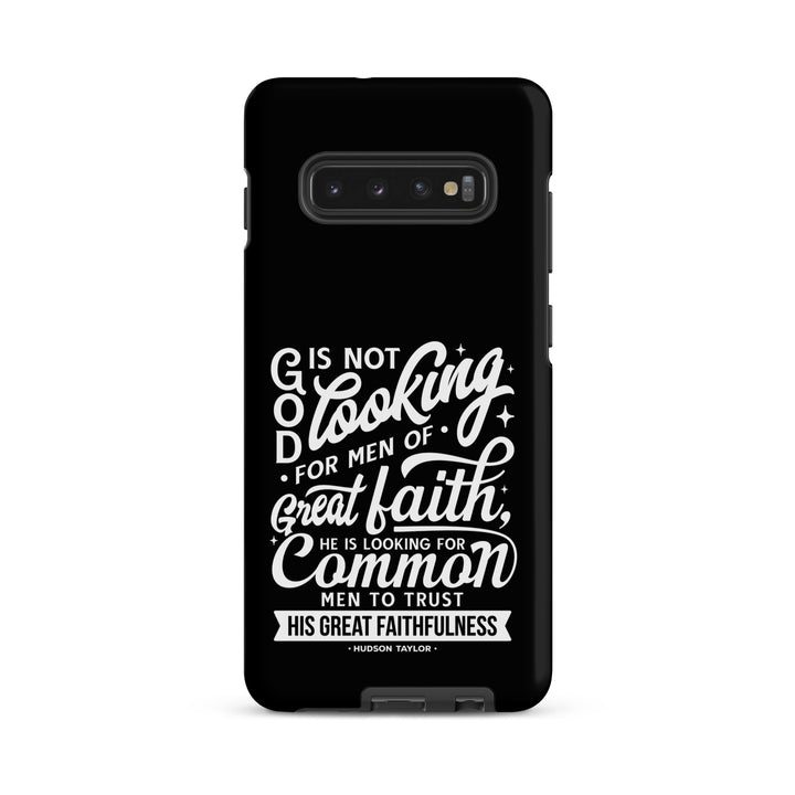 Christian Phone Case Common Men Black for Samsung® Samsung® Phone Cases Matte Samsung Galaxy S10 Plus 