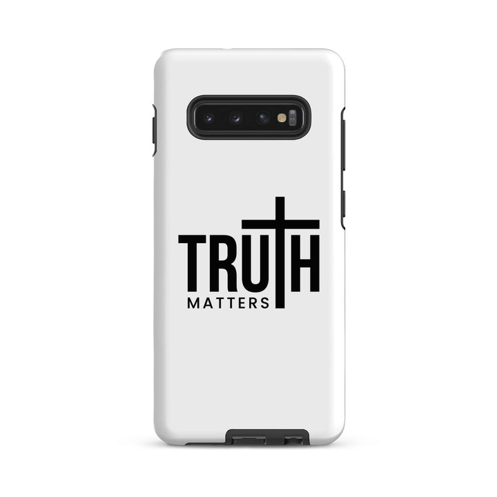 Christian Phone Case Truth Matters White for Samsung® Samsung® Phone Cases Matte Samsung Galaxy S10 Plus 