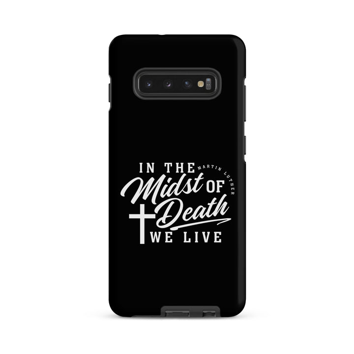 Christian Phone Case Midst of Death Black for Samsung® Samsung® Phone Cases Matte Samsung Galaxy S10 Plus 