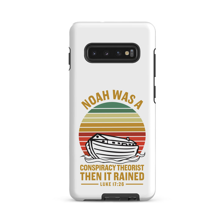 Christian Phone Case Noah Conspiracy White for Samsung® Samsung® Phone Cases Matte Samsung Galaxy S10 Plus 