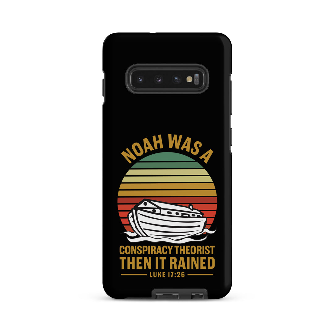 Christian Phone Case Noah Conspiracy Black for Samsung® Samsung® Phone Cases Matte Samsung Galaxy S10 Plus 