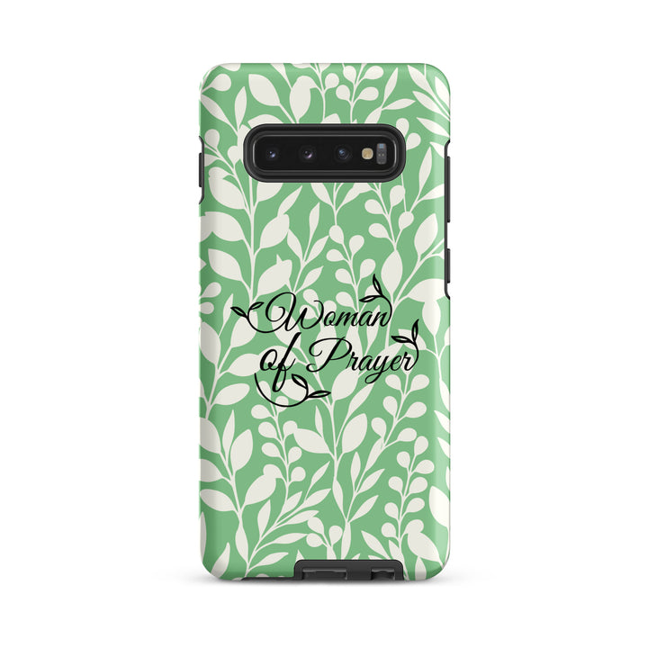 Christian Phone Case Woman of Prayer Green for Samsung® Samsung® Phone Cases Matte Samsung Galaxy S10 Plus 