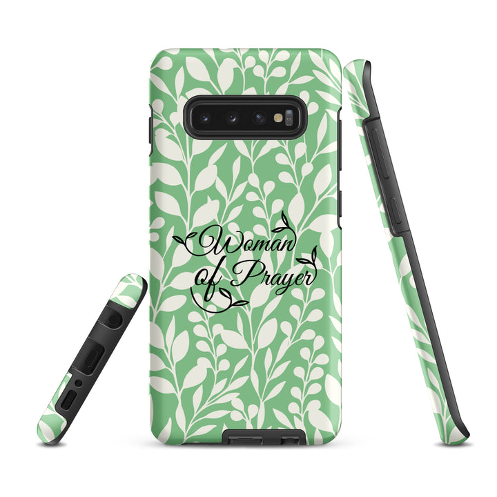 Christian Phone Case Woman of Prayer Green for Samsung® Samsung® Phone Cases   