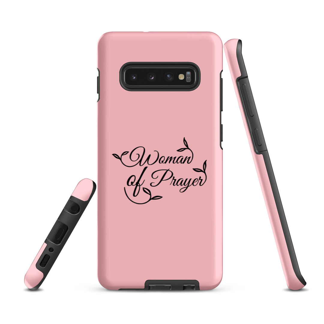 Christian Phone Case Woman of Prayer Pink for Samsung® Samsung® Phone Cases   