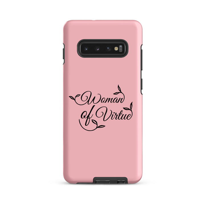 Christian Phone Case Woman of Virtue Pink for Samsung® Samsung® Phone Cases Matte Samsung Galaxy S10 Plus 