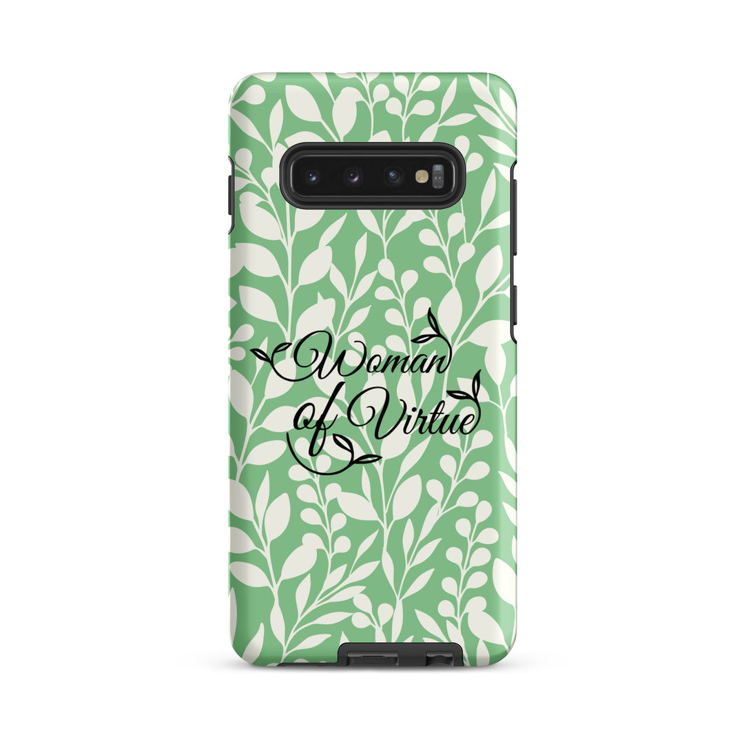 Christian Phone Case Woman of Virtue Green for Samsung® Samsung® Phone Cases Matte Samsung Galaxy S10 Plus 