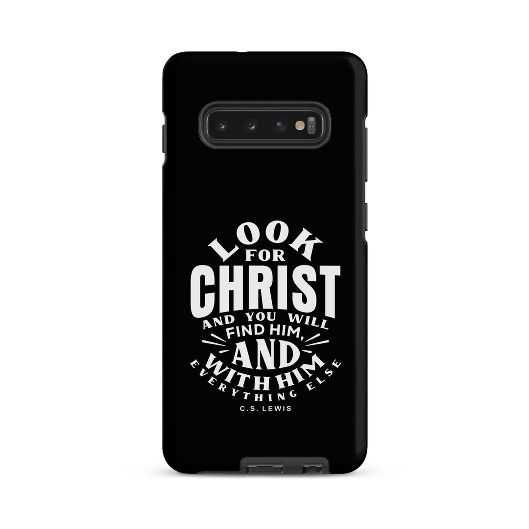 Christian Phone Case Look For Christ Black for Samsung® Samsung® Phone Cases Matte Samsung Galaxy S10 Plus 