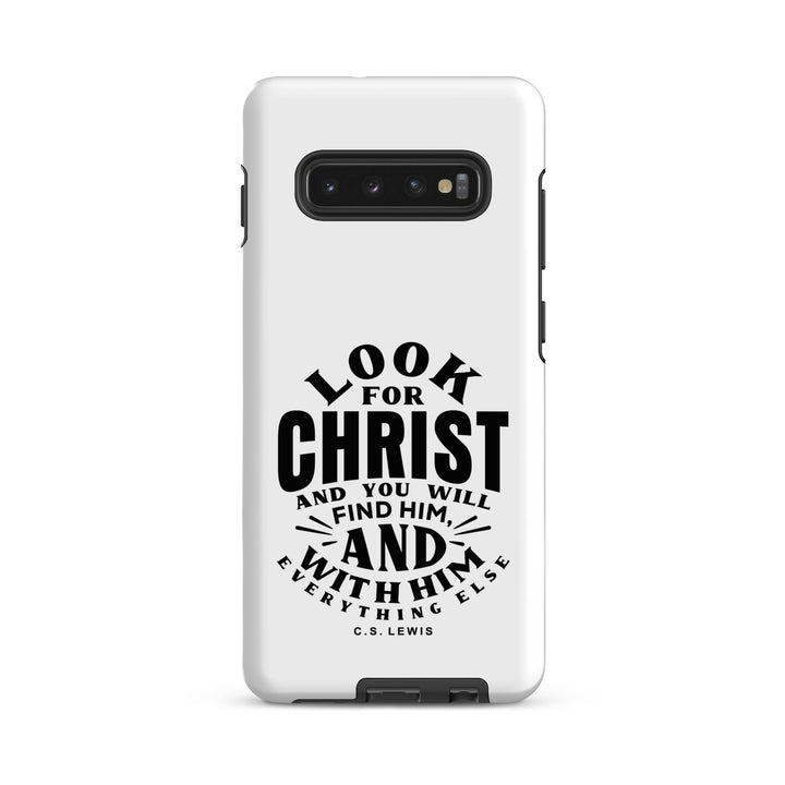 Christian Phone Case Look For Christ White for Samsung® Samsung® Phone Cases Matte Samsung Galaxy S10 Plus 