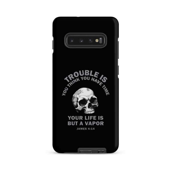 Christian Phone Case Life Is Vapor Black for Samsung® Samsung® Phone Cases Matte Samsung Galaxy S10 Plus 