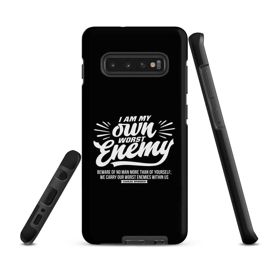 Christian Phone Case Worst Enemy Black for Samsung® Samsung® Phone Cases   