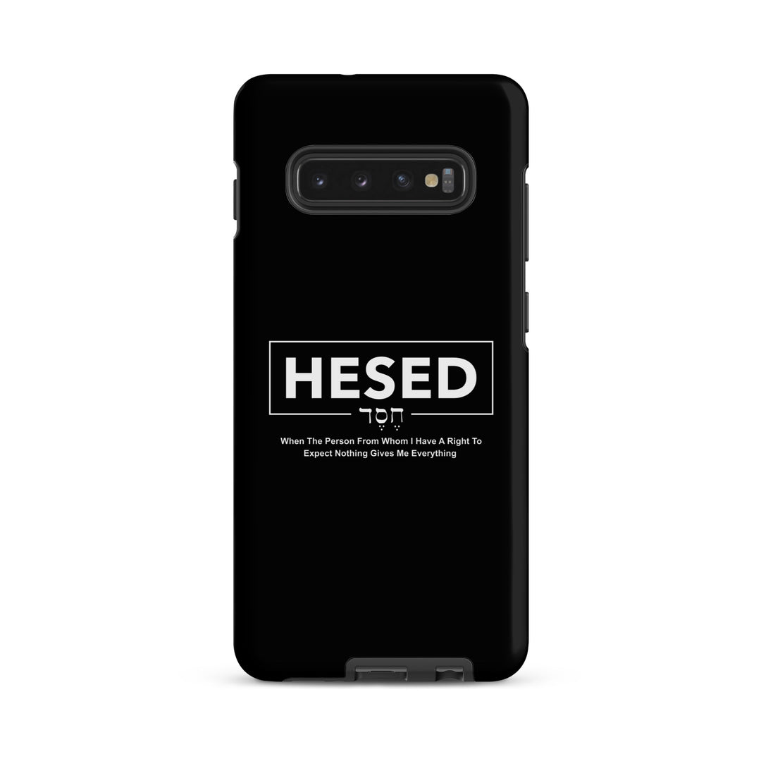 Christian Phone Case Hesed Everything Black for Samsung® Samsung® Phone Cases   