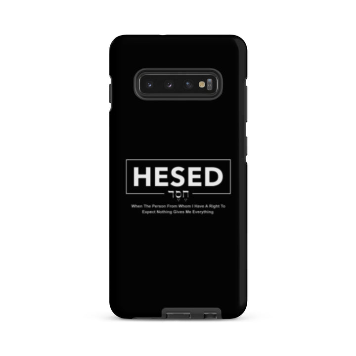 Christian Phone Case Hesed Everything Black for Samsung® Samsung® Phone Cases Matte Samsung Galaxy S10 Plus 