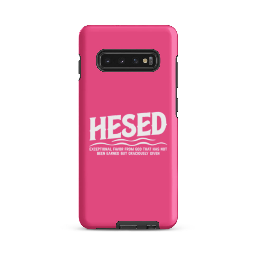 Christian Phone Case Hesed Exceptional Favor Pink for Samsung® Samsung® Phone Cases Matte Samsung Galaxy S10 Plus 