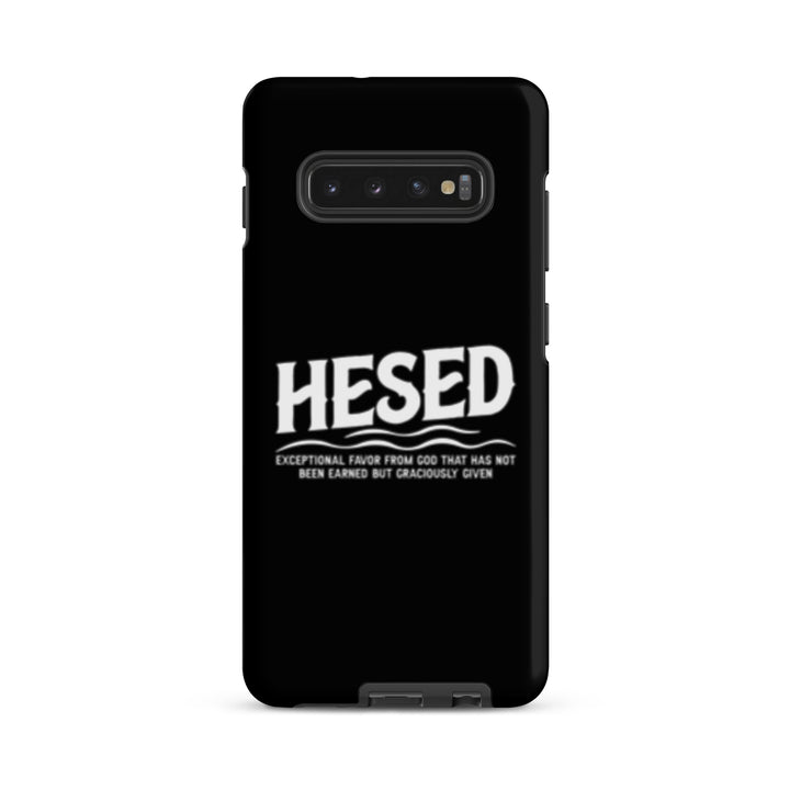 Christian Phone Case Exceptional Favor Black for Samsung® Samsung® Phone Cases Matte Samsung Galaxy S10 Plus 