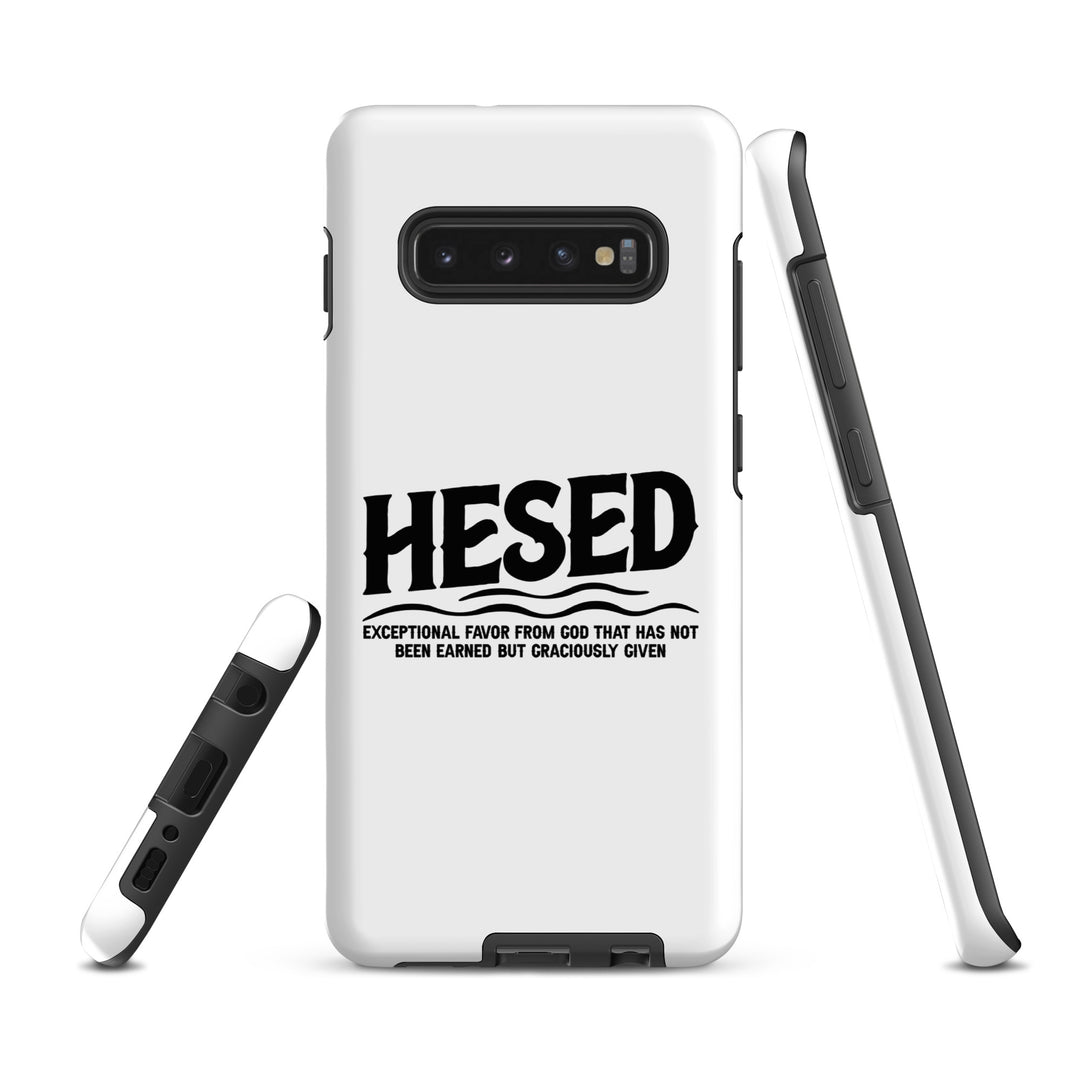 Christian Phone Case Hesed Exceptional Favor White for Samsung® Samsung® Phone Cases   