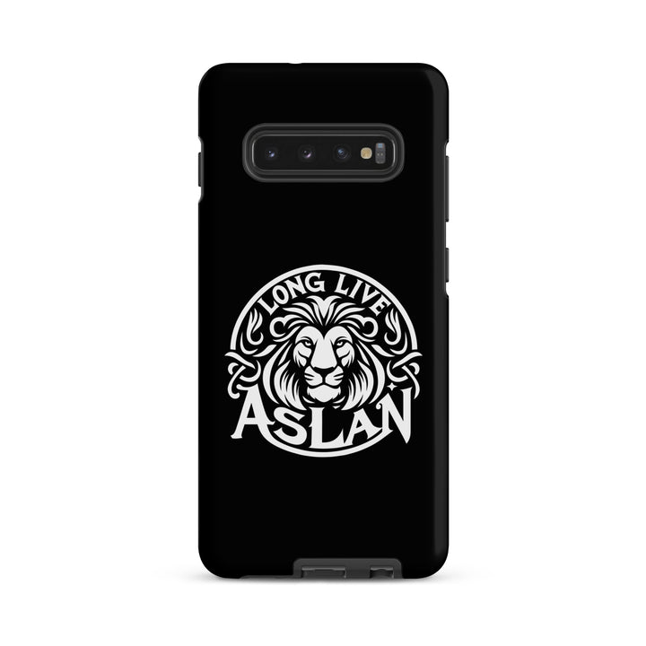 Christian Phone Case Long Live Aslan Black for Samsung® Samsung® Phone Cases Matte Samsung Galaxy S10 Plus 