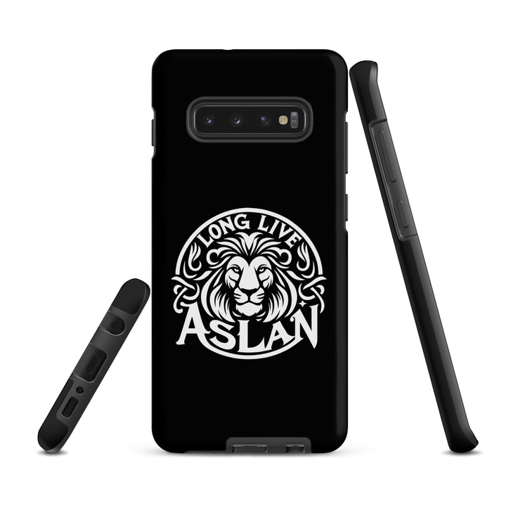 Christian Phone Case Long Live Aslan Black for Samsung® Samsung® Phone Cases   