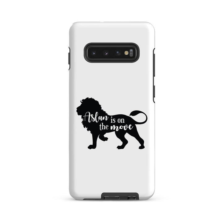 Christian Phone Case Aslan Is On The Move White for Samsung® Samsung® Phone Cases Matte Samsung Galaxy S10 Plus 