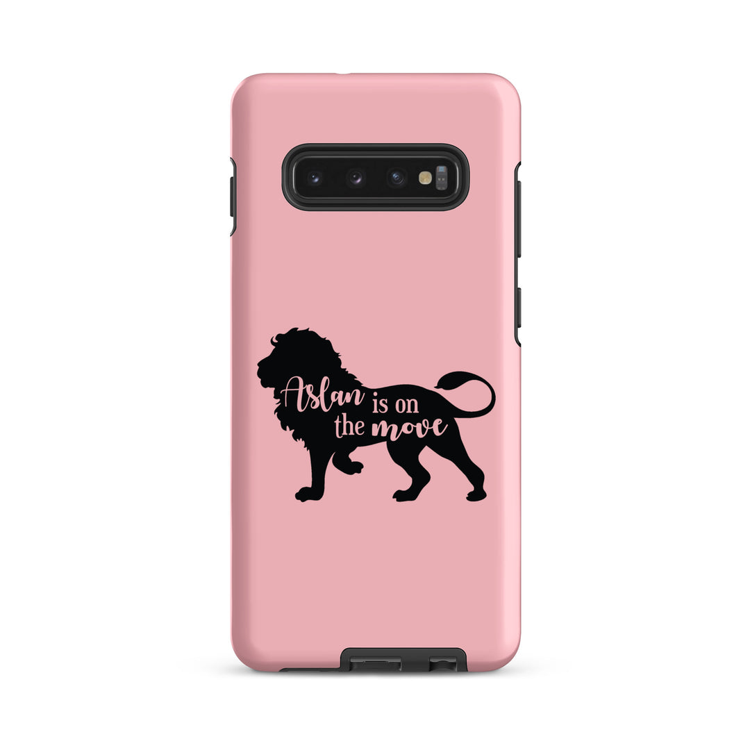 Christian Phone Case Aslan Is On The Move Pink for Samsung® Samsung® Phone Cases Matte Samsung Galaxy S10 Plus 