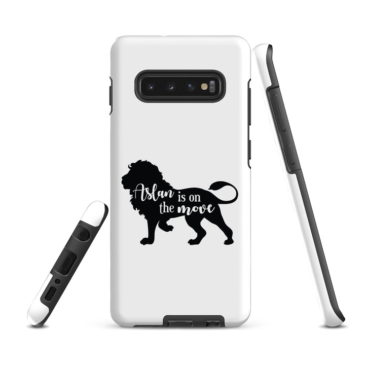 Christian Phone Case Aslan Is On The Move White for Samsung® Samsung® Phone Cases   