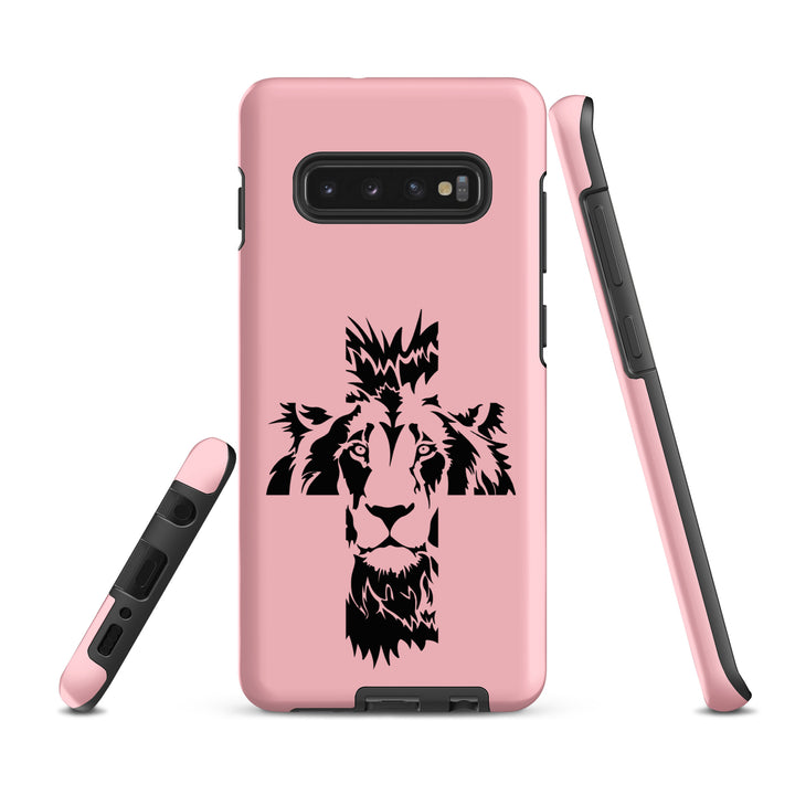 Christian Phone Case Aslan Cross Pink for Samsung® Samsung® Phone Cases   