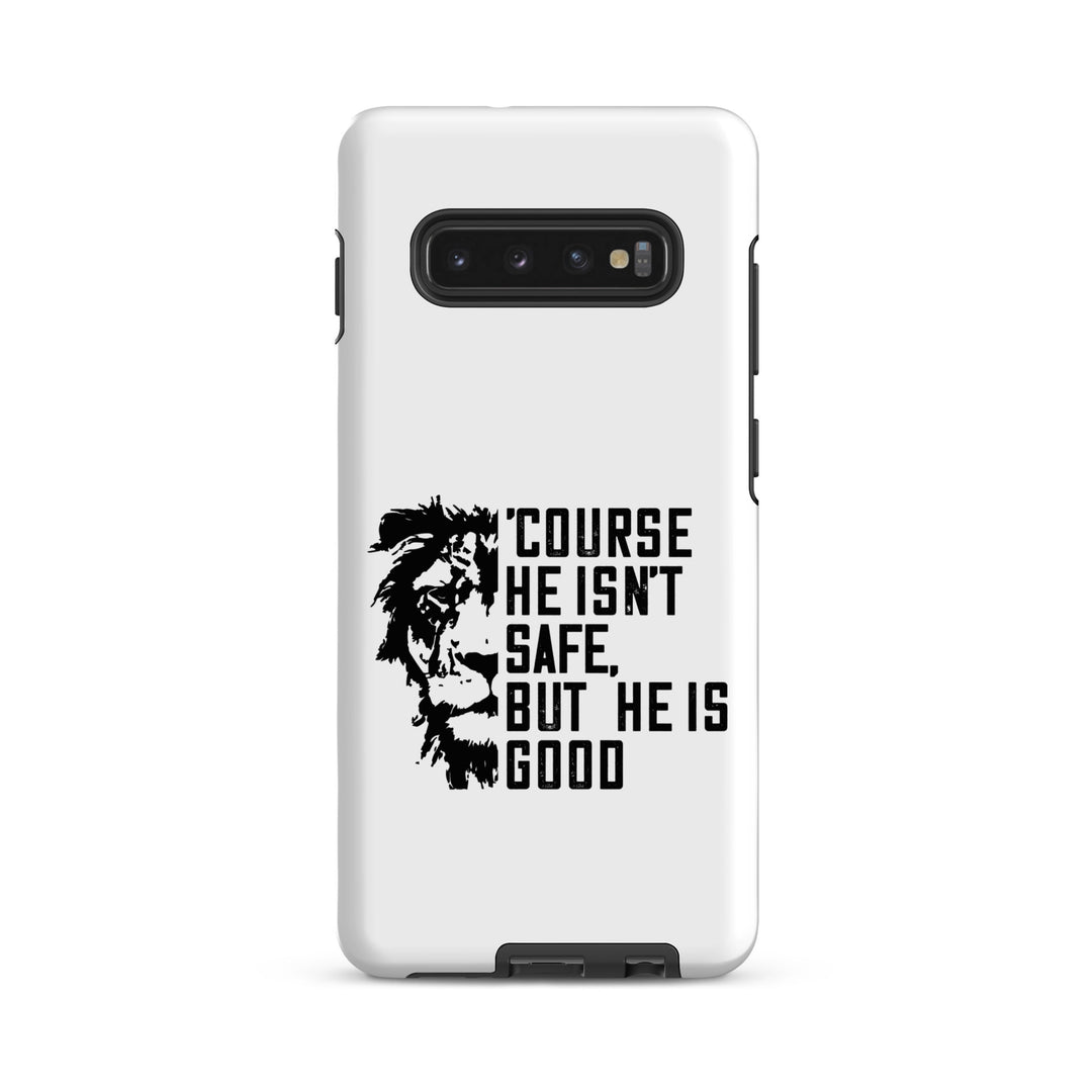 Christian Phone Case 'Course He Isn't Safe White for Samsung® Samsung® Phone Cases Matte Samsung Galaxy S10 Plus 