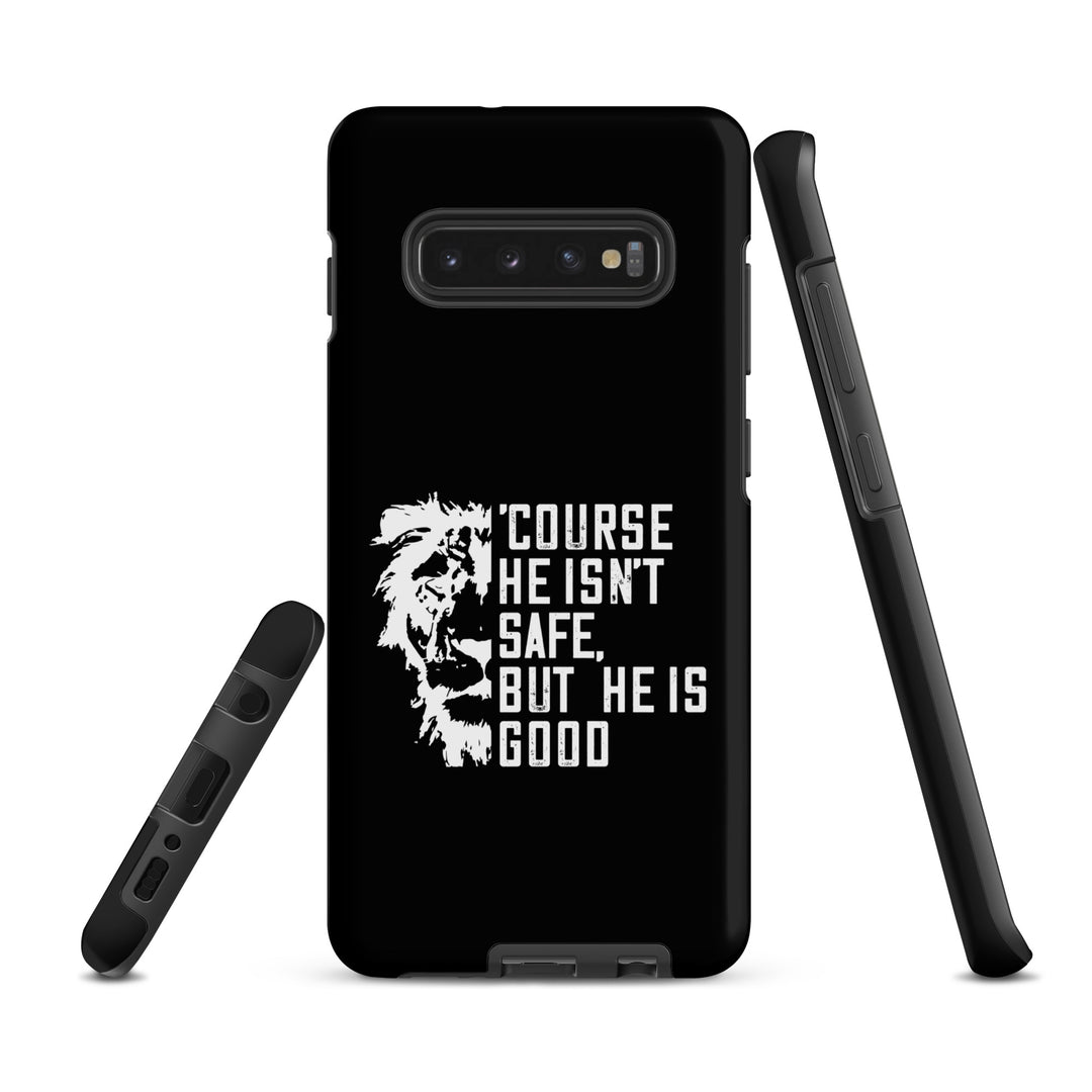 Christian Phone Case Christian Phone 'Course He Isn't Safe Black for Samsung® Samsung® Phone Cases   