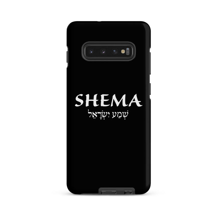 Christian Phone Case Shema Hebrew Black for Samsung® Samsung® Phone Cases Matte Samsung Galaxy S10 Plus 