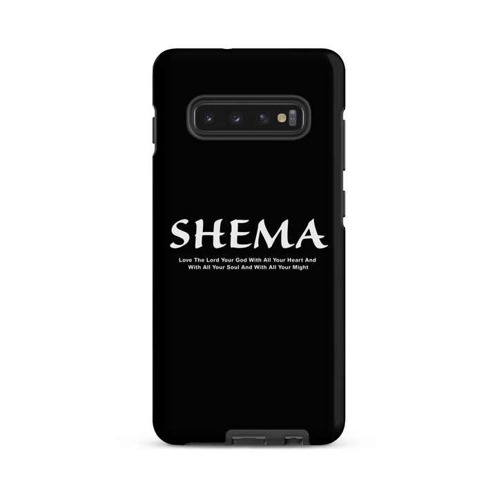 Christian Phone Case Shema Love The Lord Black for Samsung® Samsung® Phone Cases Matte Samsung Galaxy S10 Plus 